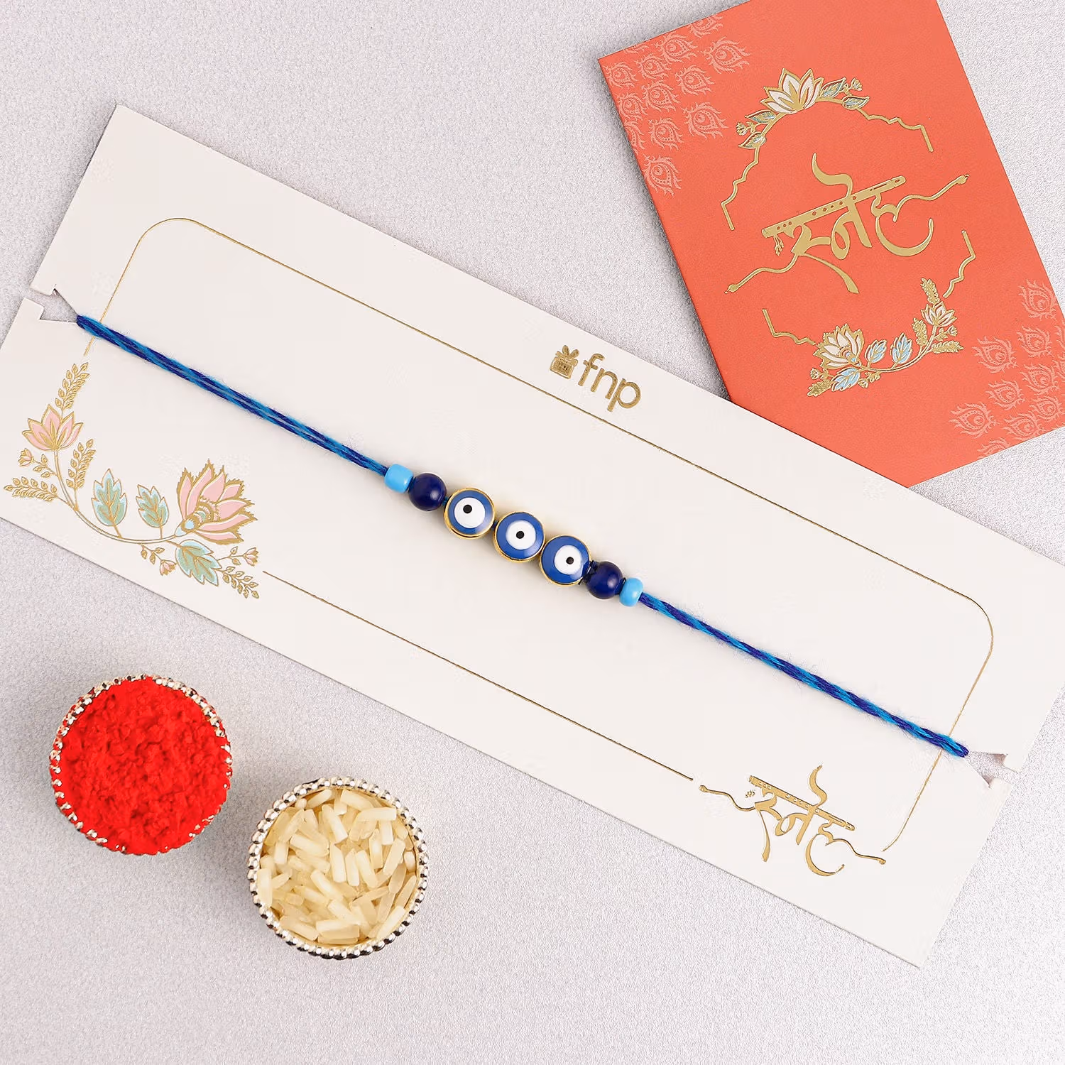 Evil Eye Protection Rakhi & Amazing Bro Mug Gift Set