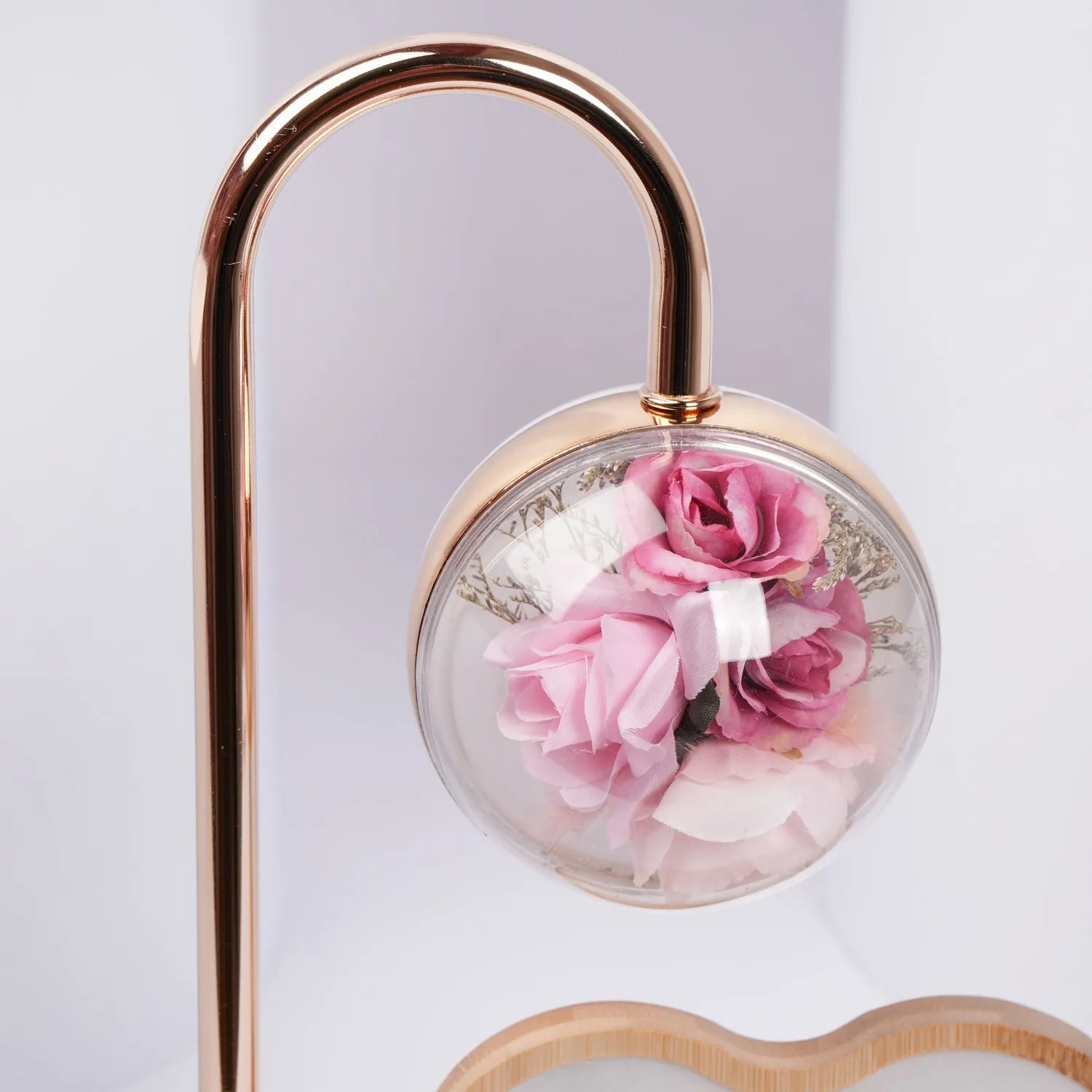 Pink Rose Customized Photo Lamp 