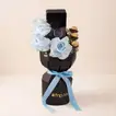 Blue Flowers with Chocolates & Titan Watch for Him