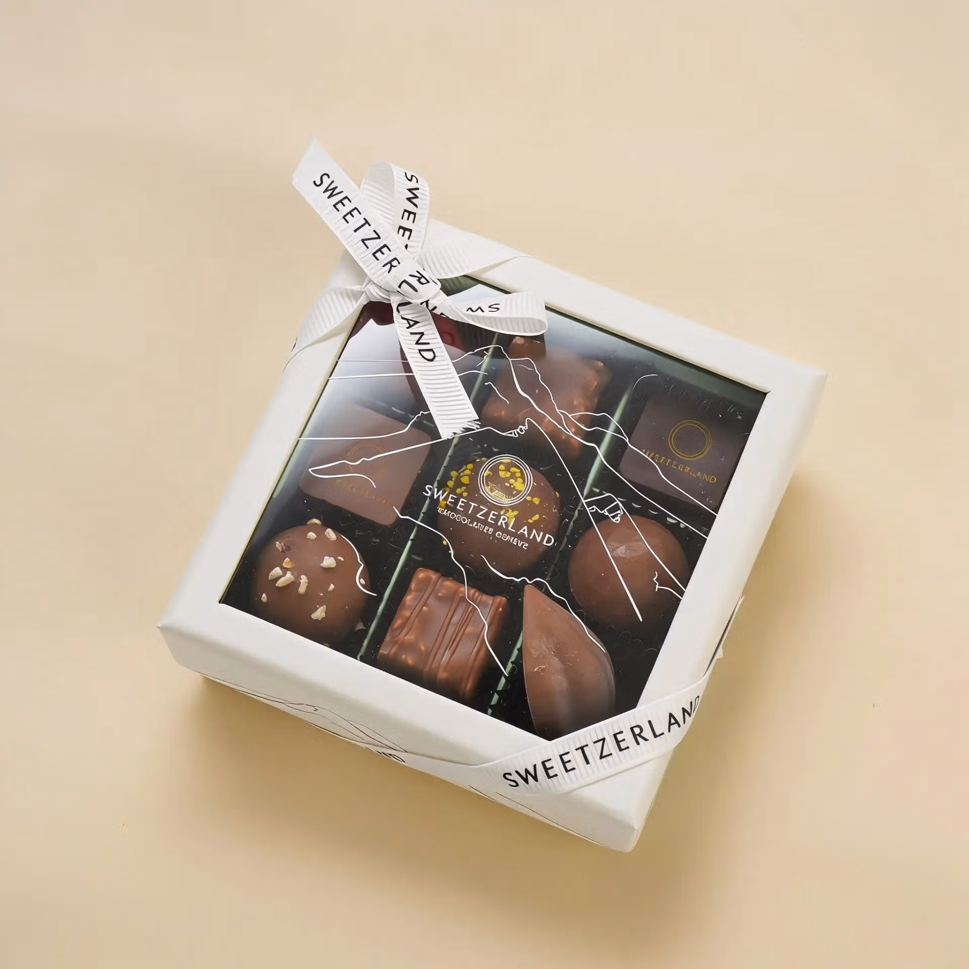 Luxurious Red Velvet Roses with Swiss Chocolates Gift Box