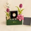 Guy Laroche Women's Watch n Purple Flower Box