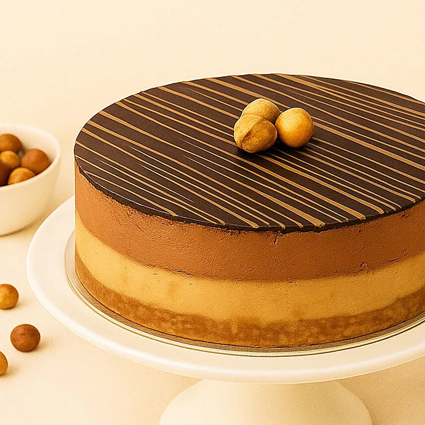 Hazelnut Praline Cake