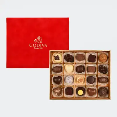 Godiva Red Velvet Chocolate Gift Box - 20 Exquisite Pieces
