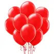Vibrant Red Helium Balloons - Perfect for Celebrations