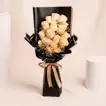 هدية للتخرج بوكيه ورد جوري مشمشي