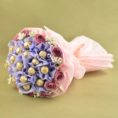 Roses & Ferrero Rocher Bouquet