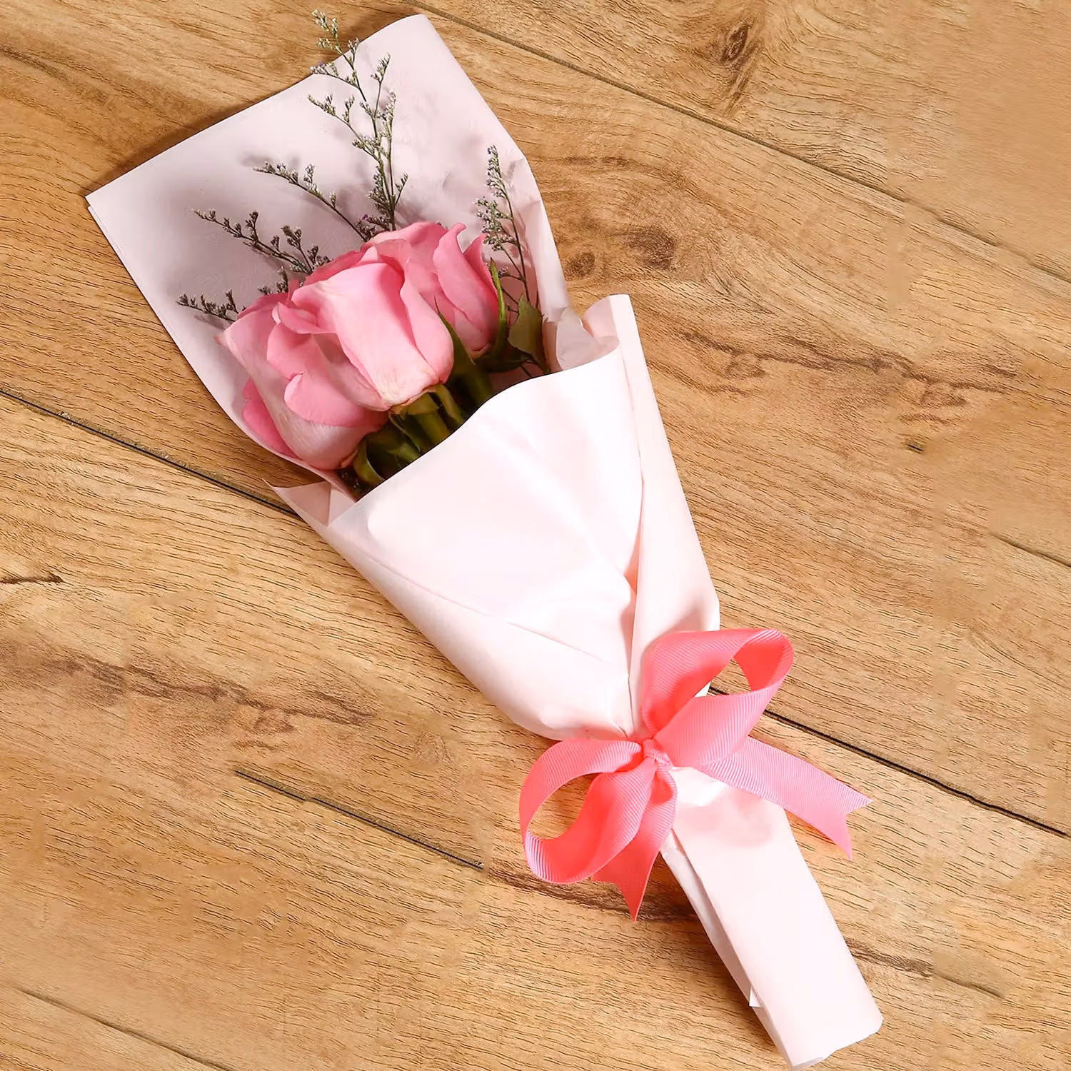 Elegant Pink Roses Bouquet with Designer Mono Cake - Perfect Duo for Special Moments