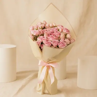 Pink Spray Rose Enchanting Bouquet - Flowers