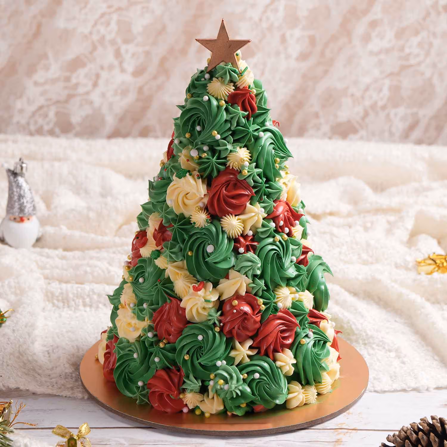 Festive Christmas Tree Chocolate Cake - Perfect for Holiday Gatherings