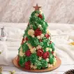 Festive Christmas Tree Chocolate Cake - Perfect for Holiday Gatherings