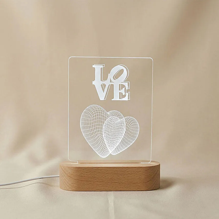 Love Led Lamp