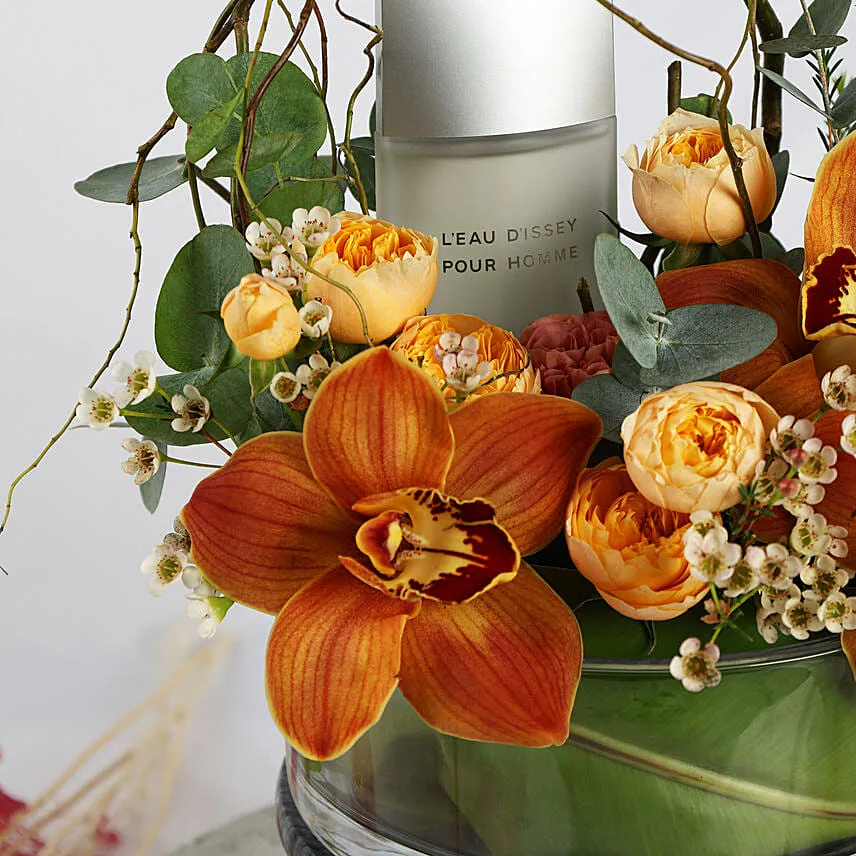 Issey Miyake Perfume and Flowers For Him