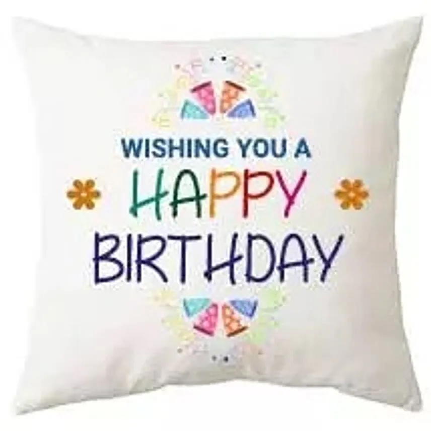 Happy Birthday Cushion Add
