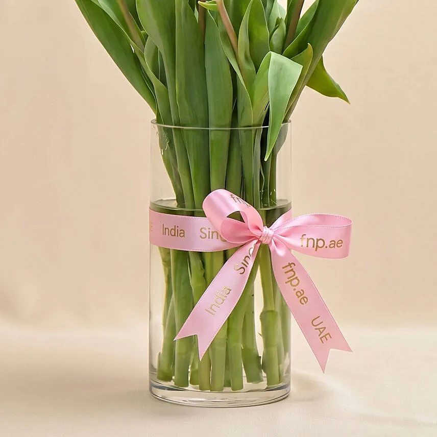 Purple Tulip Arrangement