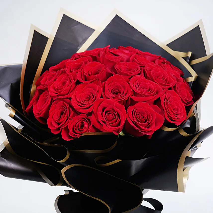 50 Red Roses Designer Bouquet
