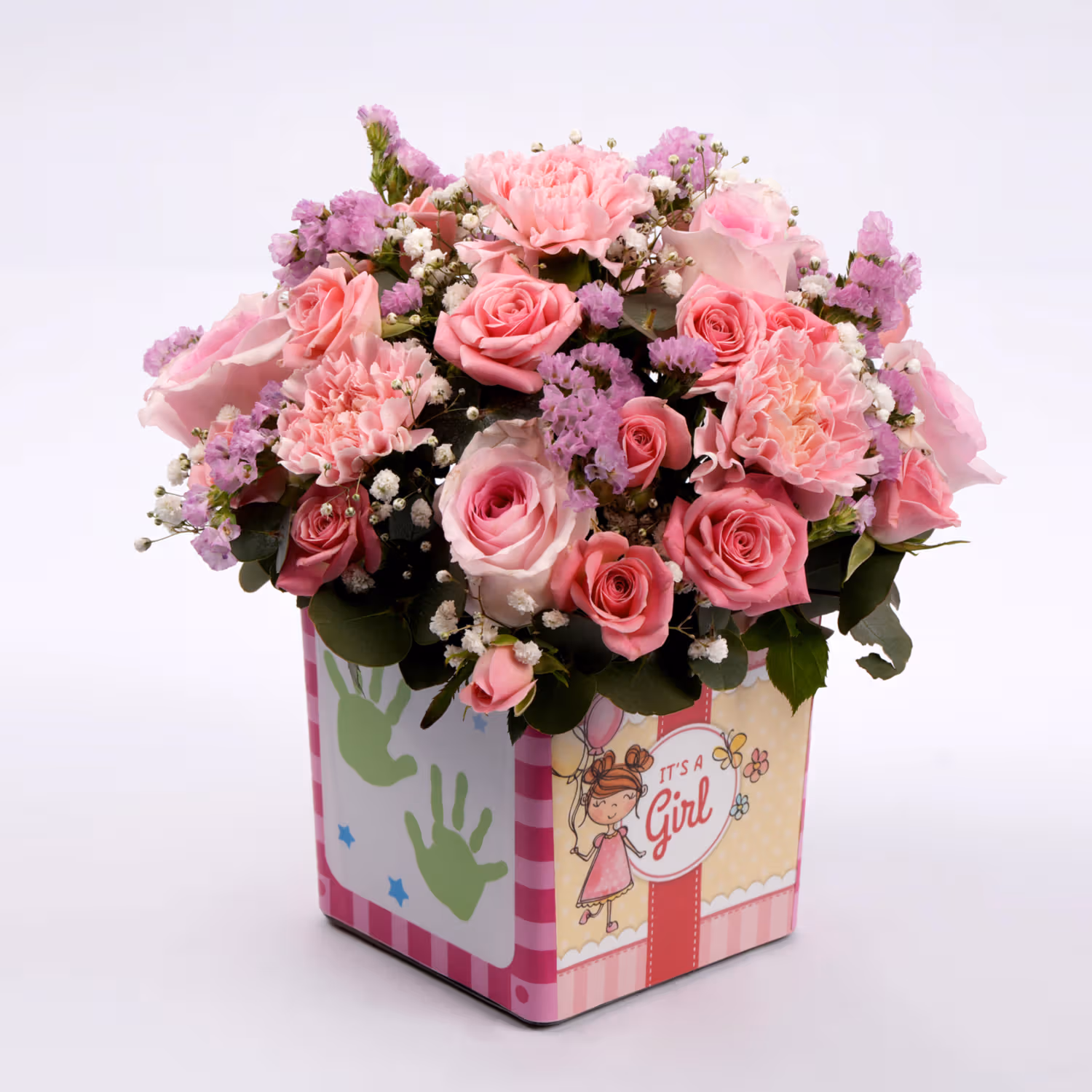 New Born Girl Congratulation Flowers