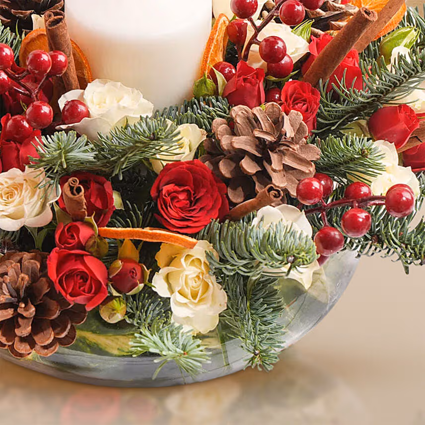 Season Brightness Floral Centerpiece