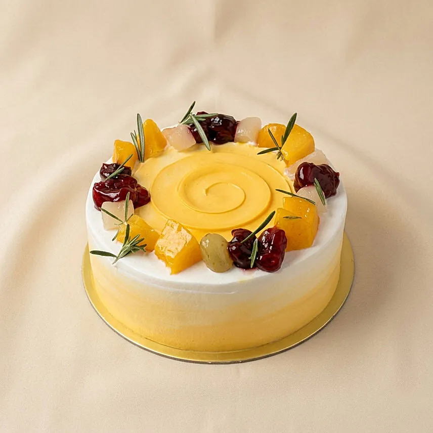 Chantilly Fruit Cake For Birthday 6 inches