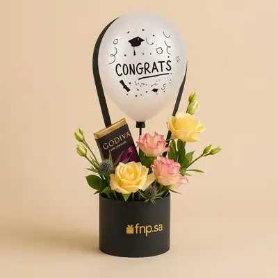 Godiva n Graduation Rose Box