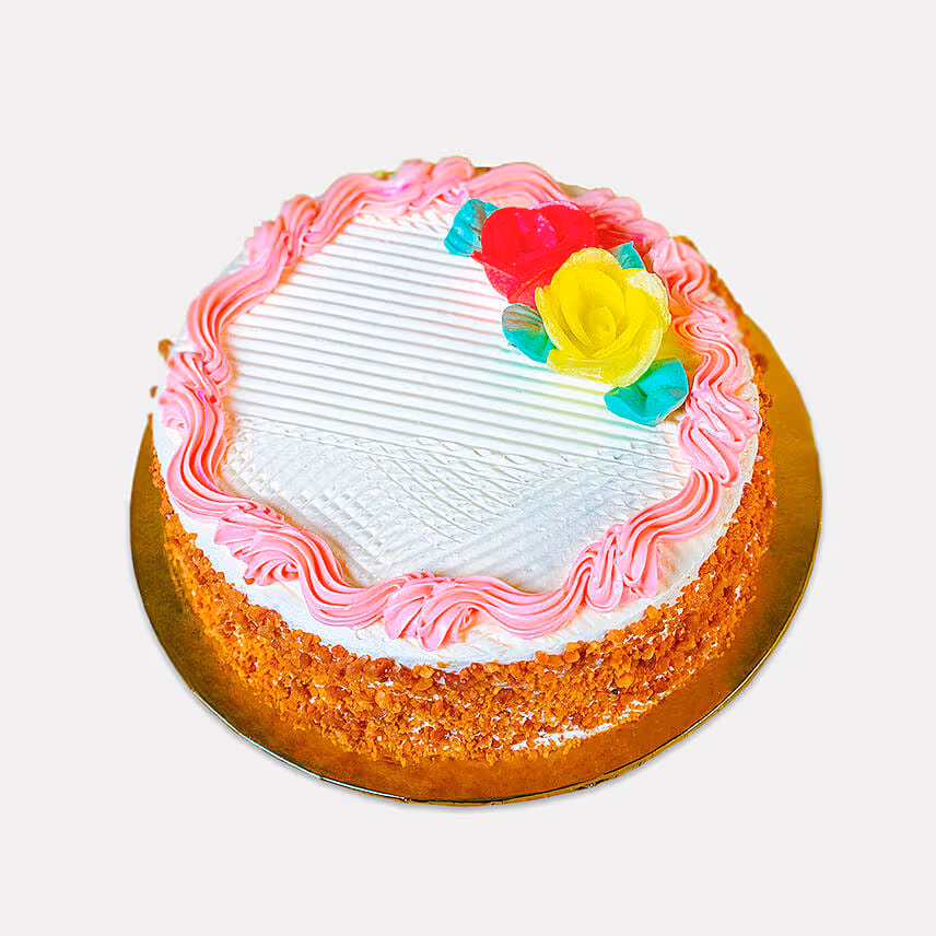 Butter Sponge Cake With Birthday Balloons
