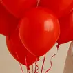 Vibrant Red Helium Balloons - Perfect for Celebrations