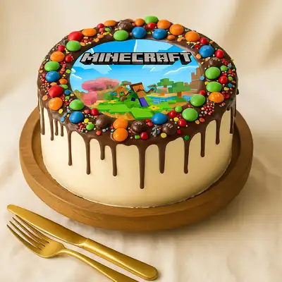 كيك أطفال ماين كرافت بصوص الشوكولاتة - 500 جرام / شوكولاته