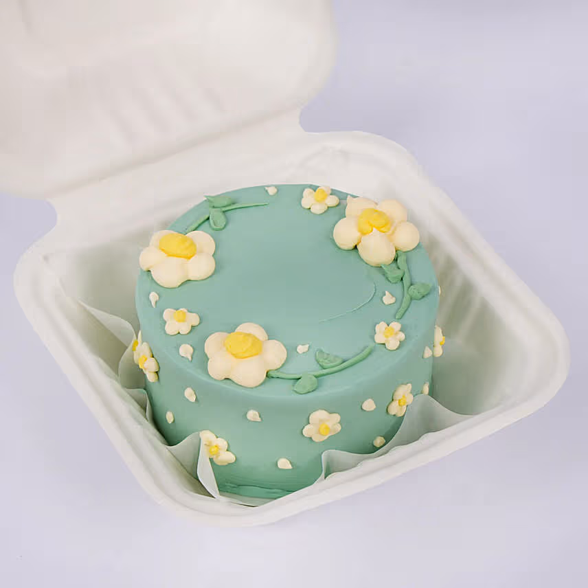 Daisy Theme Bento Cake