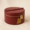 Feel Good Tea Burgundy Leather Box