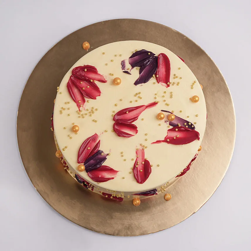 Rose Petal Marble Delight Cake One Kg