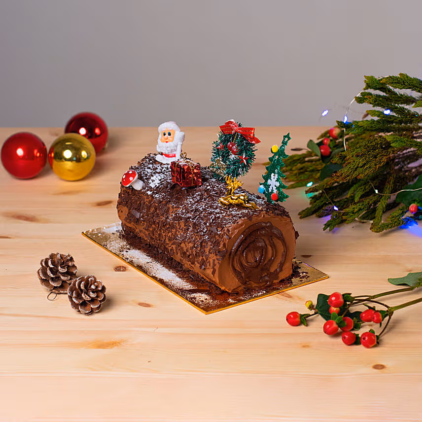 Xmas Chocolate Log Cake 500G