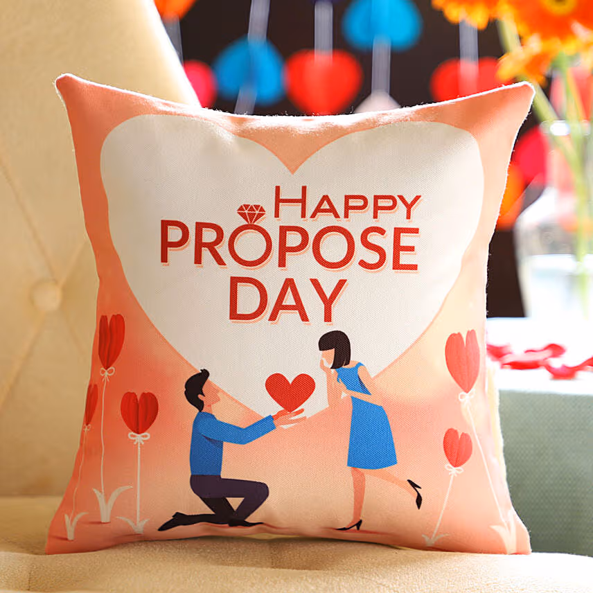 Proposing Her Cushion