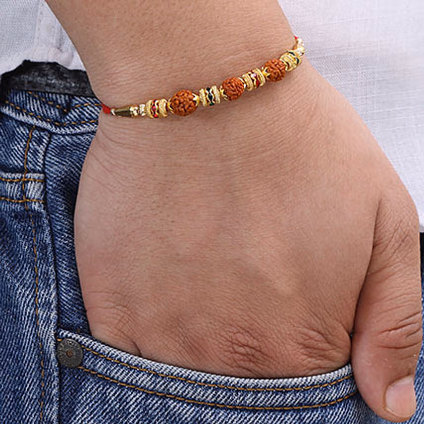 Spiritual Rudraksha Rakhi