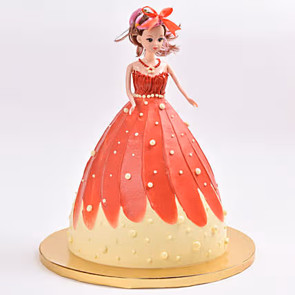 Dreamy Barbie Doll Chocolate Cake - Perfect for Celebrations