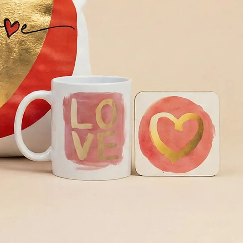 With Love Heart Gift Set
