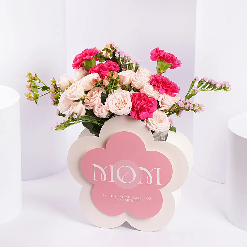 Pastel Flower Box for Mothers Day