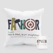 Mightier Dad Cushion and Mug Set - Perfect Gift for Super Dads