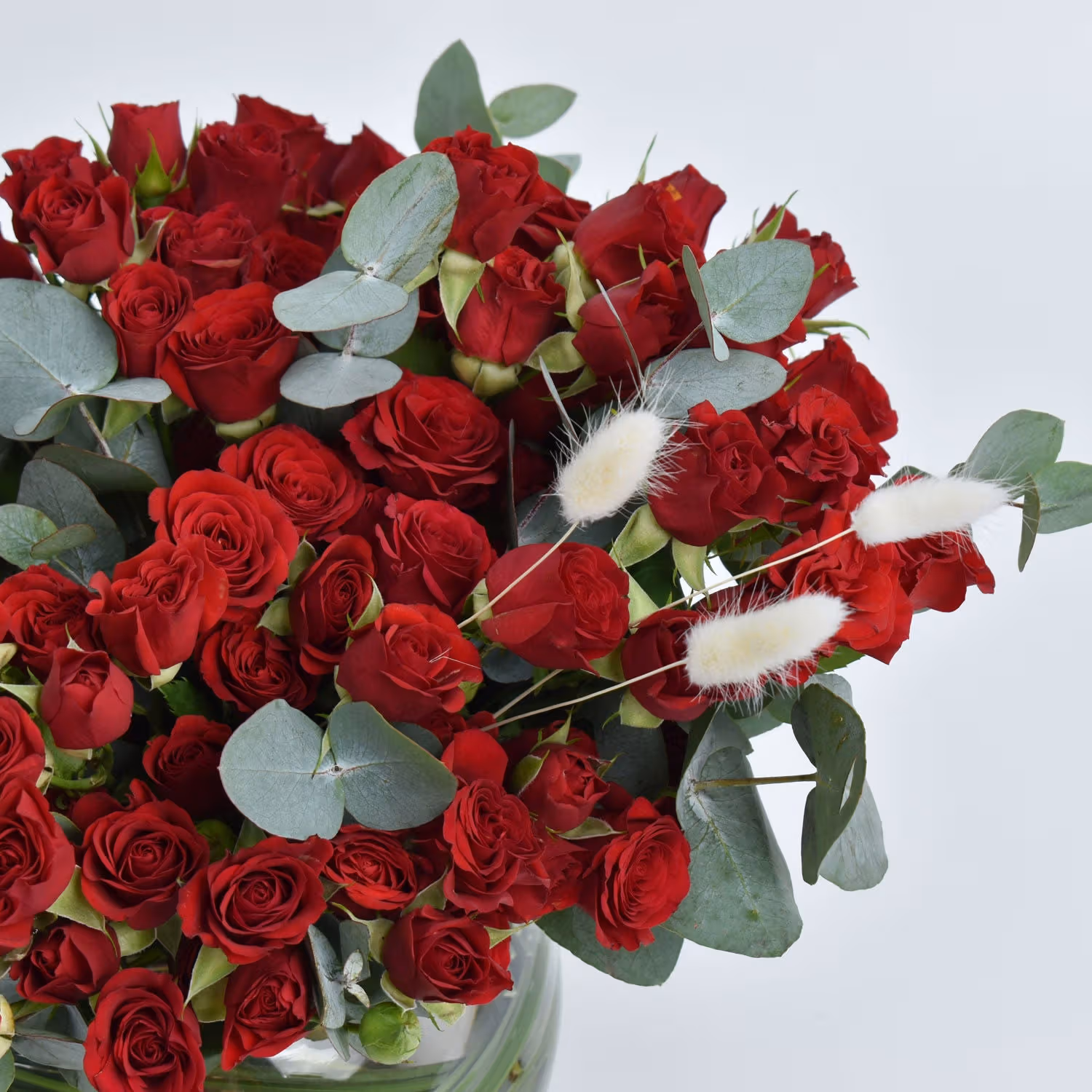 Spray Roses In A Vase