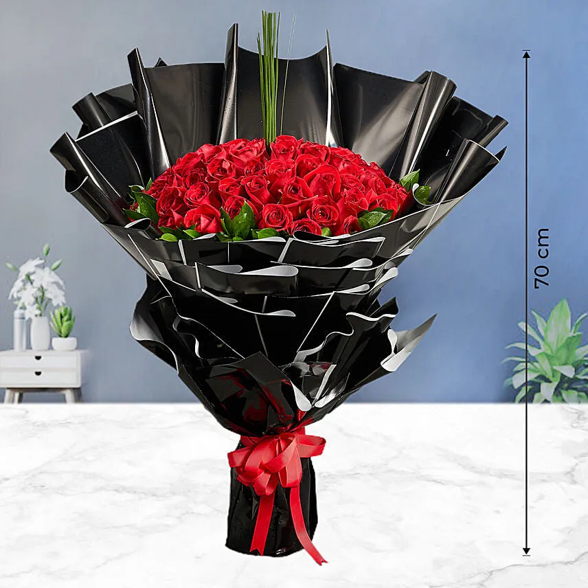 Ravishing Red Roses Premium Bouquet