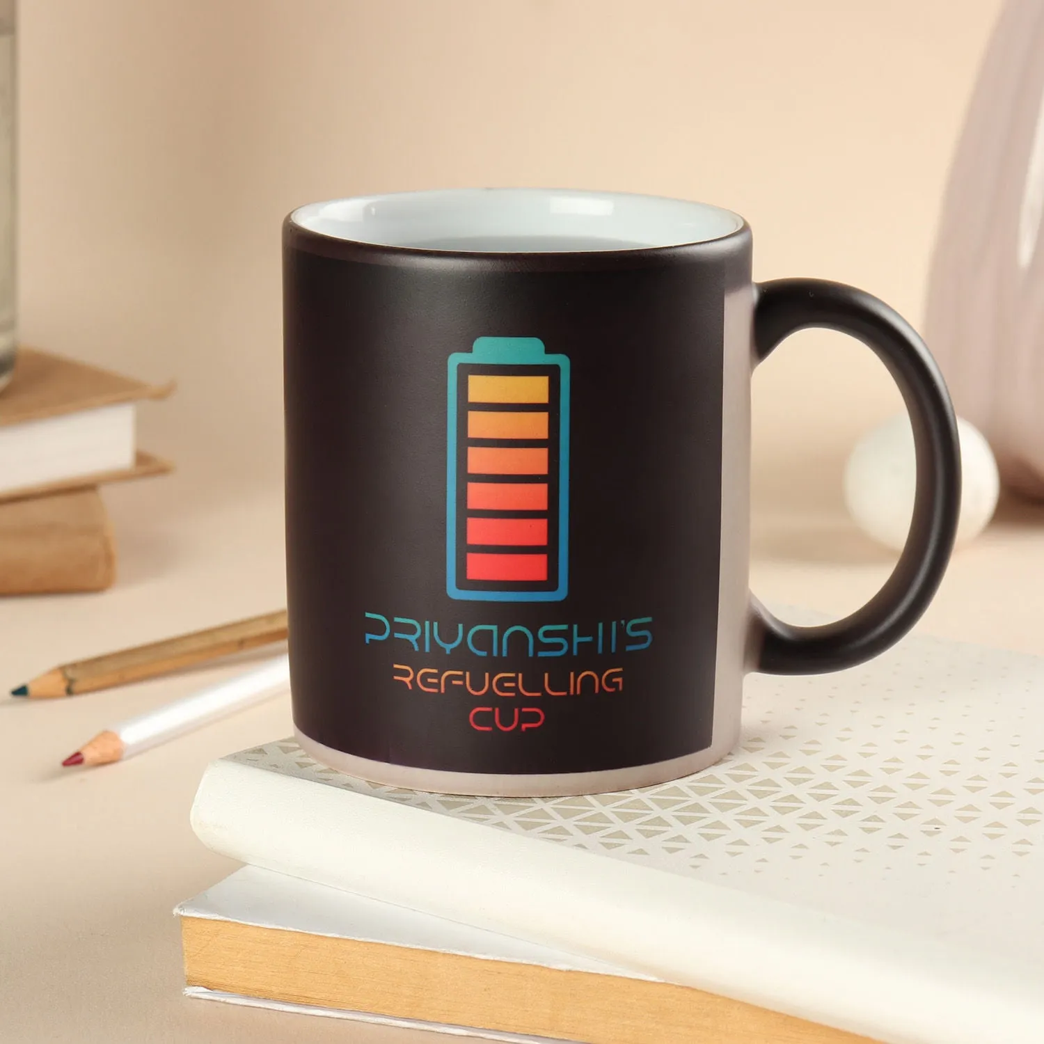 Personalized Refuelling Club Magic Mug - Reveal the Magic with Every Sip