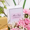 Godiva n Miss Dior Blooming Bouquet Women Perfume Flower Tray
