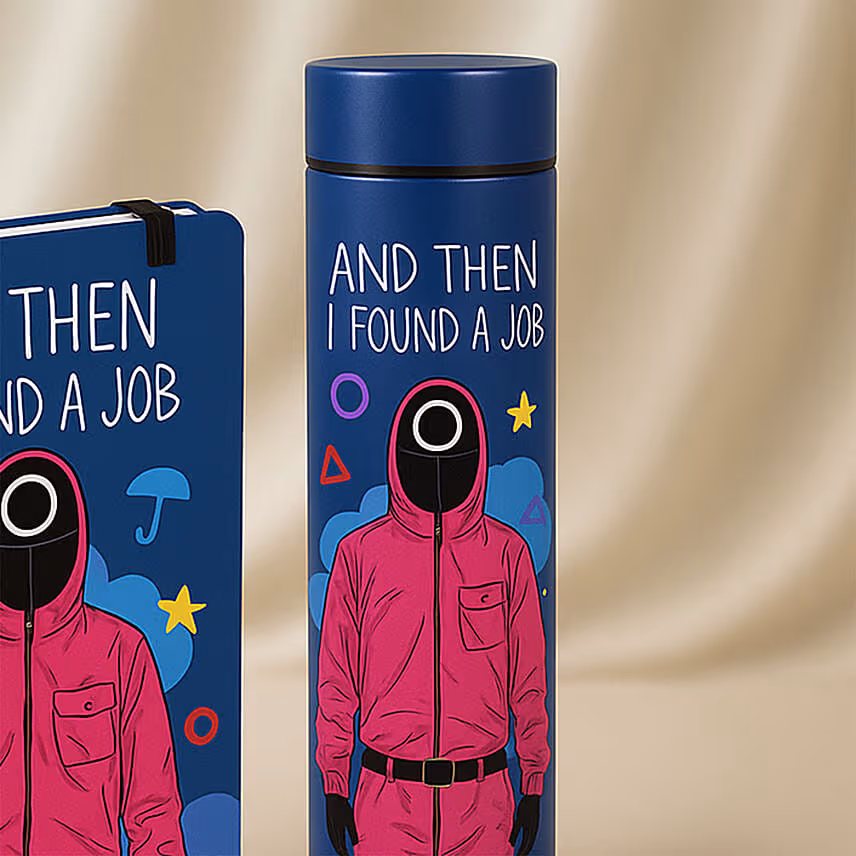 Squid Game Theme Diary and Bottle Set