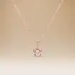 Exquisite Joy Pendant – 18K Rose Gold & Diamond Elegance