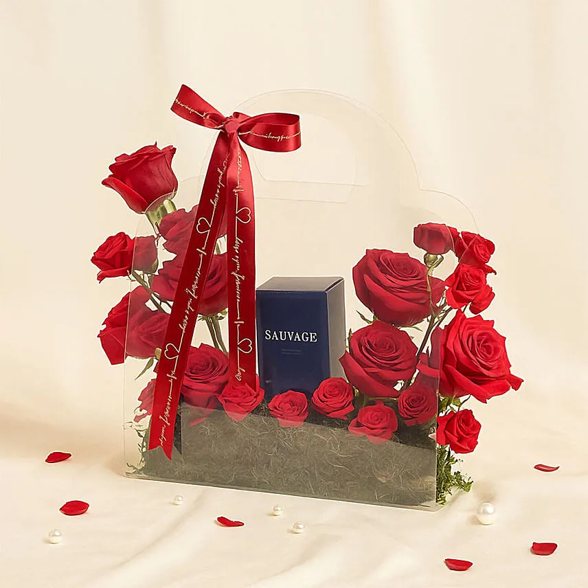 Loves Essence Red Roses Bag for Valentine's
