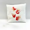 Romantic Love Valentine Cushion with Adorable Teddy Bear Design
