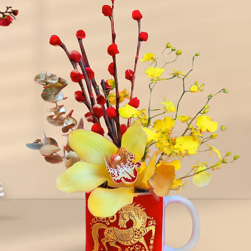 CNY Flowers Mug