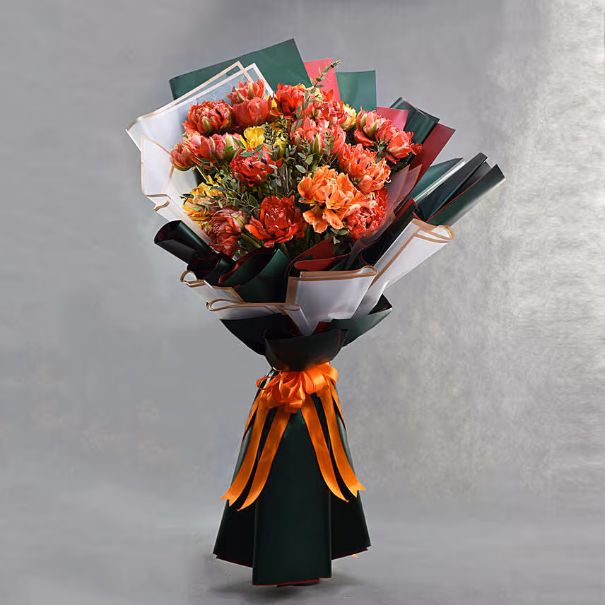 Parrot Tulips Bouquet