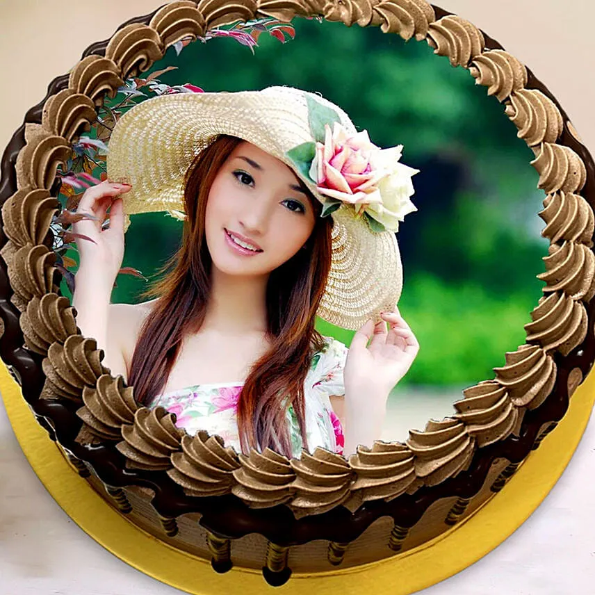Personalised Yummy Chocolate Ganache Cake