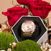 Elegant G-SHOCK Analog-Digital Watch for Women with Roses & Chocolate Gift Set