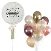Congratulation Balloon With Confetti And Latex Balloons