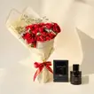 Savage Love Bouquet with Dior Sauvage Elixir